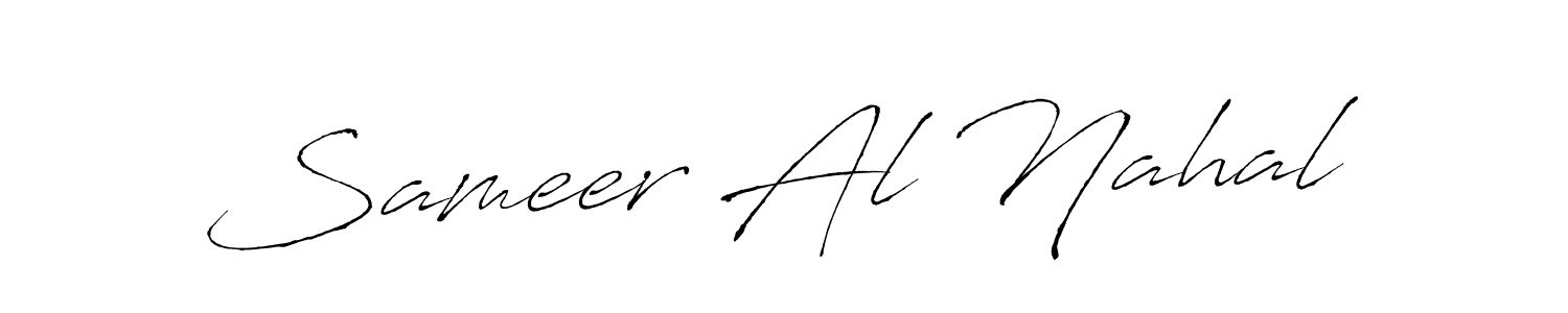 Similarly Antro_Vectra is the best handwritten signature design. Signature creator online .You can use it as an online autograph creator for name Sameer Al Nahal. Sameer Al Nahal signature style 6 images and pictures png