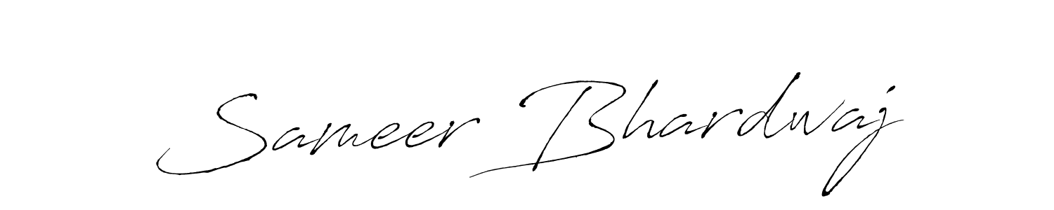 Use a signature maker to create a handwritten signature online. With this signature software, you can design (Antro_Vectra) your own signature for name Sameer Bhardwaj. Sameer Bhardwaj signature style 6 images and pictures png