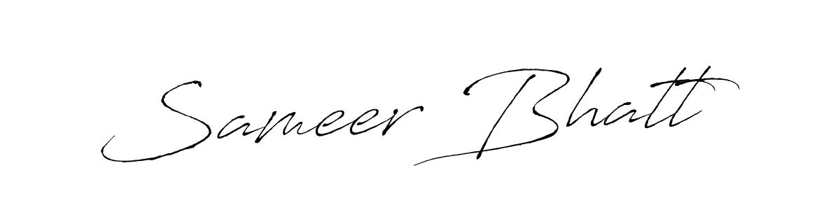 You should practise on your own different ways (Antro_Vectra) to write your name (Sameer Bhatt) in signature. don't let someone else do it for you. Sameer Bhatt signature style 6 images and pictures png