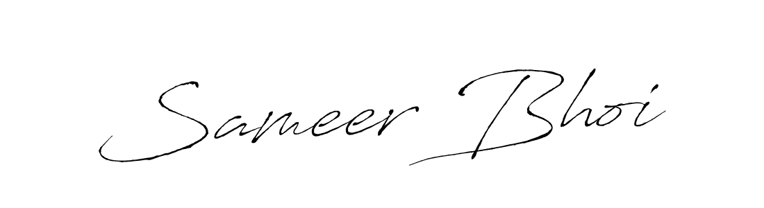 Design your own signature with our free online signature maker. With this signature software, you can create a handwritten (Antro_Vectra) signature for name Sameer Bhoi. Sameer Bhoi signature style 6 images and pictures png