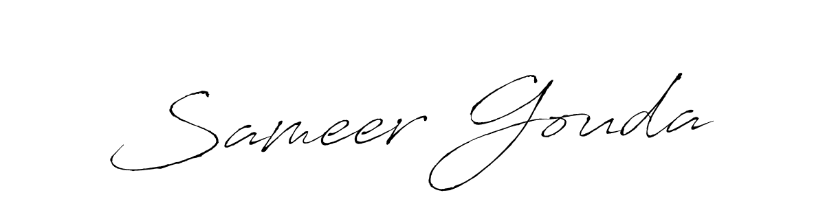 Make a beautiful signature design for name Sameer Gouda. Use this online signature maker to create a handwritten signature for free. Sameer Gouda signature style 6 images and pictures png
