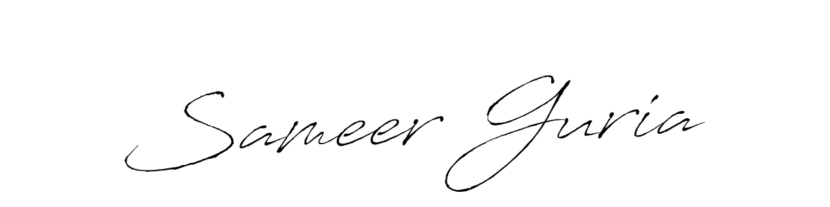 The best way (Antro_Vectra) to make a short signature is to pick only two or three words in your name. The name Sameer Guria include a total of six letters. For converting this name. Sameer Guria signature style 6 images and pictures png