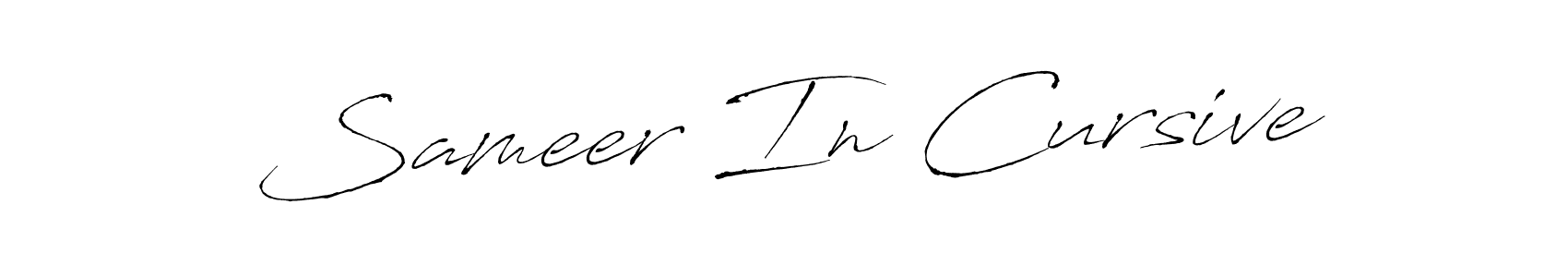 if you are searching for the best signature style for your name Sameer In Cursive. so please give up your signature search. here we have designed multiple signature styles  using Antro_Vectra. Sameer In Cursive signature style 6 images and pictures png