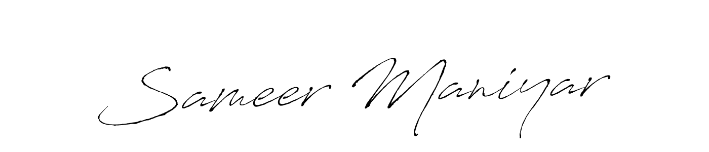 Make a short Sameer Maniyar signature style. Manage your documents anywhere anytime using Antro_Vectra. Create and add eSignatures, submit forms, share and send files easily. Sameer Maniyar signature style 6 images and pictures png