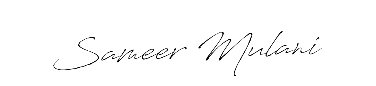 Once you've used our free online signature maker to create your best signature Antro_Vectra style, it's time to enjoy all of the benefits that Sameer Mulani name signing documents. Sameer Mulani signature style 6 images and pictures png