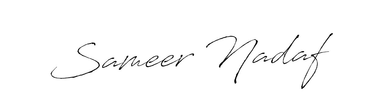 Once you've used our free online signature maker to create your best signature Antro_Vectra style, it's time to enjoy all of the benefits that Sameer Nadaf name signing documents. Sameer Nadaf signature style 6 images and pictures png