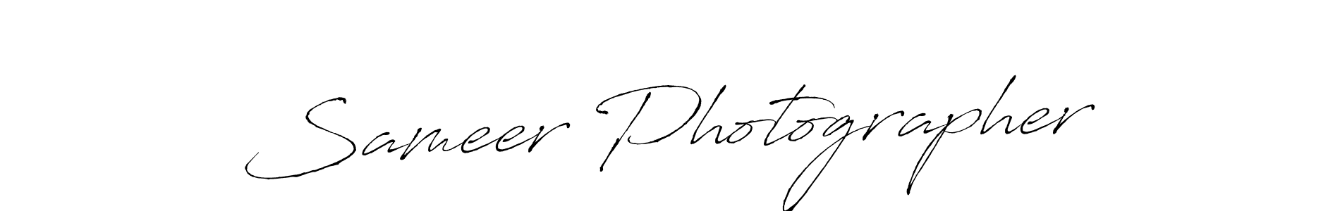Also we have Sameer Photographer name is the best signature style. Create professional handwritten signature collection using Antro_Vectra autograph style. Sameer Photographer signature style 6 images and pictures png