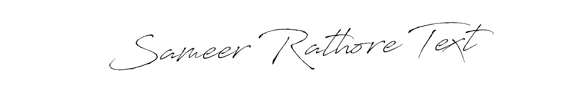 Sameer Rathore Text stylish signature style. Best Handwritten Sign (Antro_Vectra) for my name. Handwritten Signature Collection Ideas for my name Sameer Rathore Text. Sameer Rathore Text signature style 6 images and pictures png