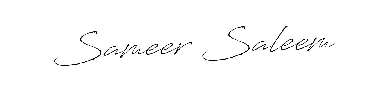 if you are searching for the best signature style for your name Sameer Saleem. so please give up your signature search. here we have designed multiple signature styles  using Antro_Vectra. Sameer Saleem signature style 6 images and pictures png