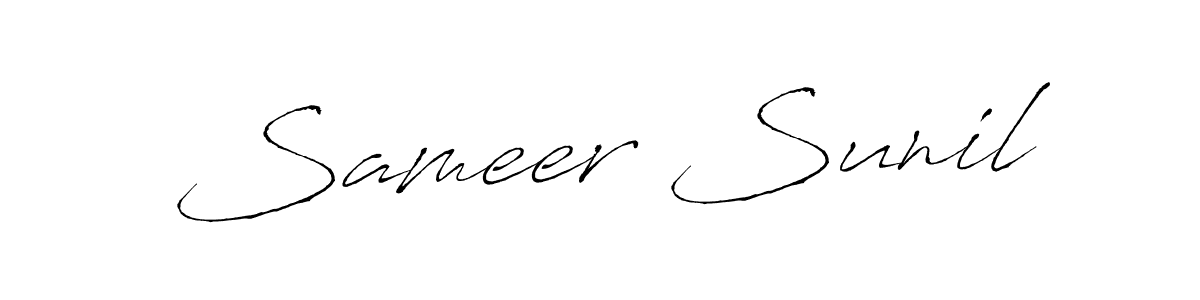 Make a beautiful signature design for name Sameer Sunil. Use this online signature maker to create a handwritten signature for free. Sameer Sunil signature style 6 images and pictures png
