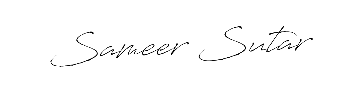 Once you've used our free online signature maker to create your best signature Antro_Vectra style, it's time to enjoy all of the benefits that Sameer Sutar name signing documents. Sameer Sutar signature style 6 images and pictures png