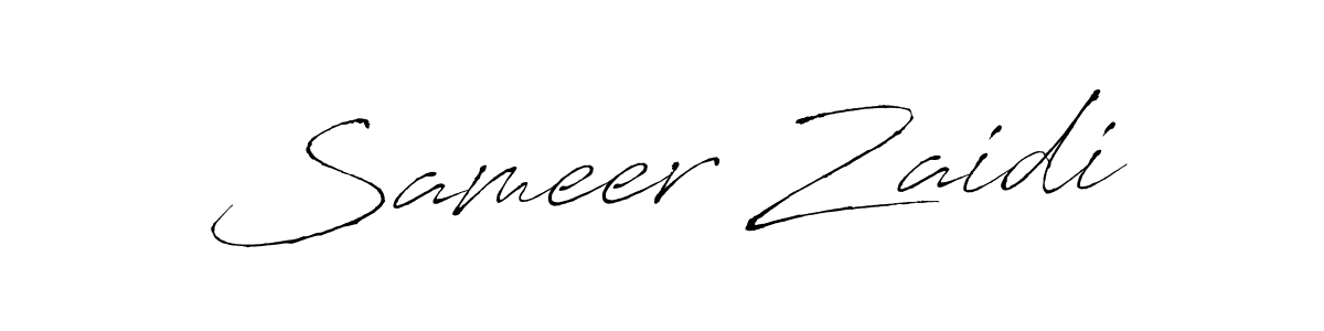 It looks lik you need a new signature style for name Sameer Zaidi. Design unique handwritten (Antro_Vectra) signature with our free signature maker in just a few clicks. Sameer Zaidi signature style 6 images and pictures png