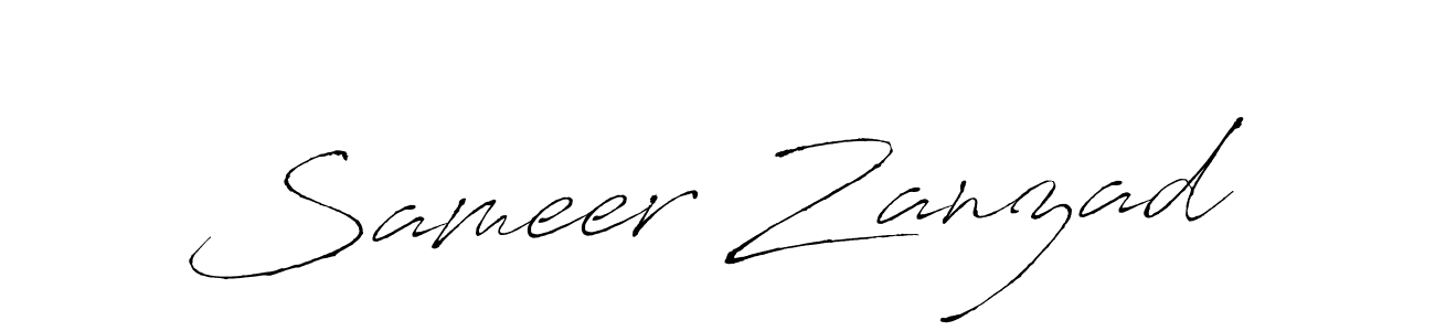 if you are searching for the best signature style for your name Sameer Zanzad. so please give up your signature search. here we have designed multiple signature styles  using Antro_Vectra. Sameer Zanzad signature style 6 images and pictures png