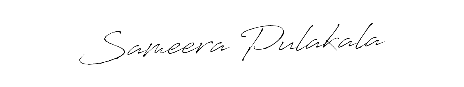 Use a signature maker to create a handwritten signature online. With this signature software, you can design (Antro_Vectra) your own signature for name Sameera Pulakala. Sameera Pulakala signature style 6 images and pictures png