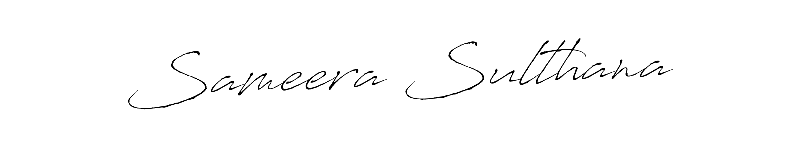 How to make Sameera Sulthana signature? Antro_Vectra is a professional autograph style. Create handwritten signature for Sameera Sulthana name. Sameera Sulthana signature style 6 images and pictures png