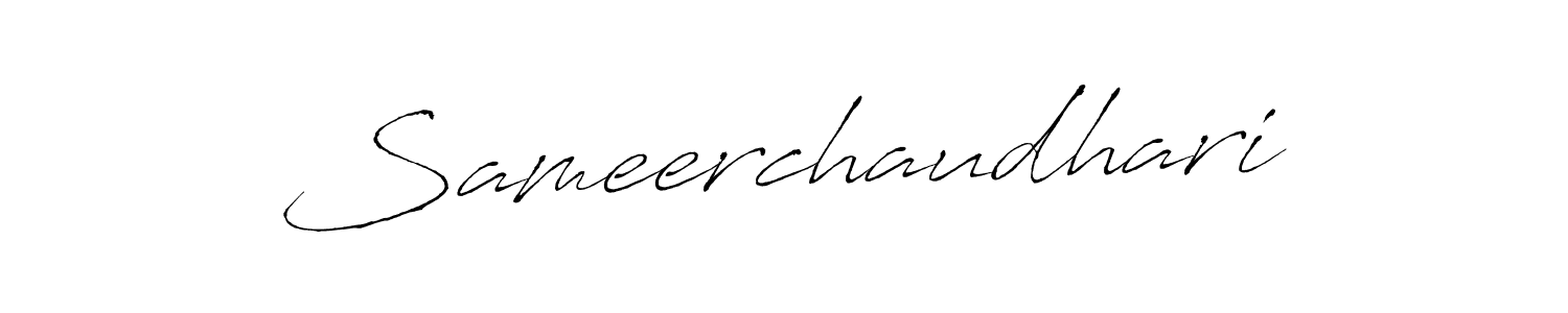 This is the best signature style for the Sameerchaudhari name. Also you like these signature font (Antro_Vectra). Mix name signature. Sameerchaudhari signature style 6 images and pictures png