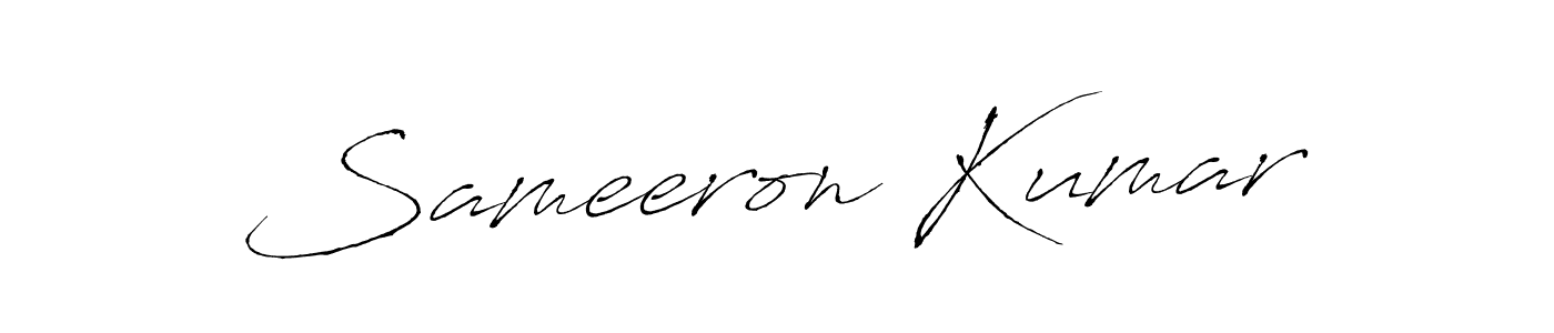 Design your own signature with our free online signature maker. With this signature software, you can create a handwritten (Antro_Vectra) signature for name Sameeron Kumar. Sameeron Kumar signature style 6 images and pictures png