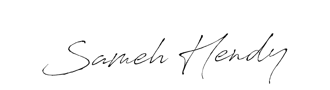 Similarly Antro_Vectra is the best handwritten signature design. Signature creator online .You can use it as an online autograph creator for name Sameh Hendy. Sameh Hendy signature style 6 images and pictures png