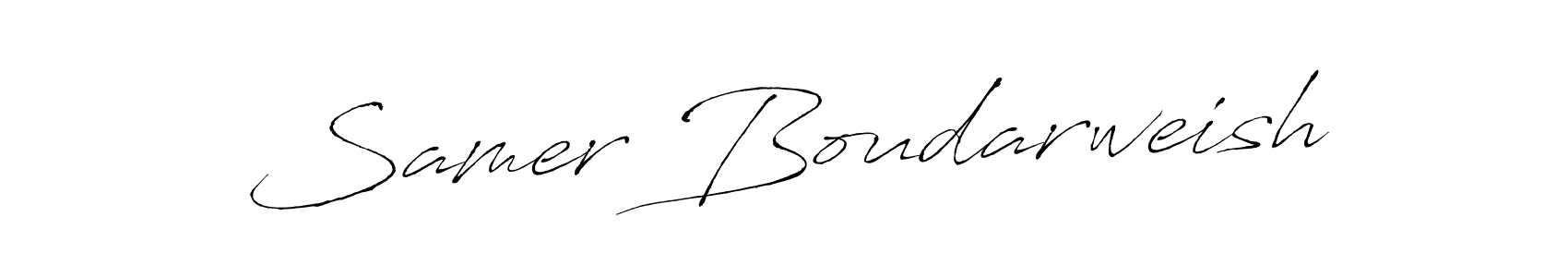 How to Draw Samer Boudarweish signature style? Antro_Vectra is a latest design signature styles for name Samer Boudarweish. Samer Boudarweish signature style 6 images and pictures png