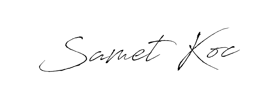 Once you've used our free online signature maker to create your best signature Antro_Vectra style, it's time to enjoy all of the benefits that Samet Koc name signing documents. Samet Koc signature style 6 images and pictures png