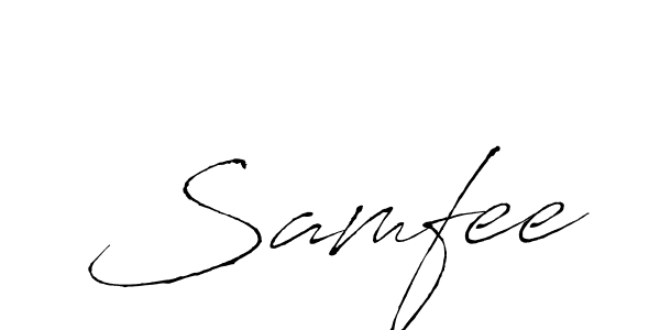 Also You can easily find your signature by using the search form. We will create Samfee name handwritten signature images for you free of cost using Antro_Vectra sign style. Samfee signature style 6 images and pictures png