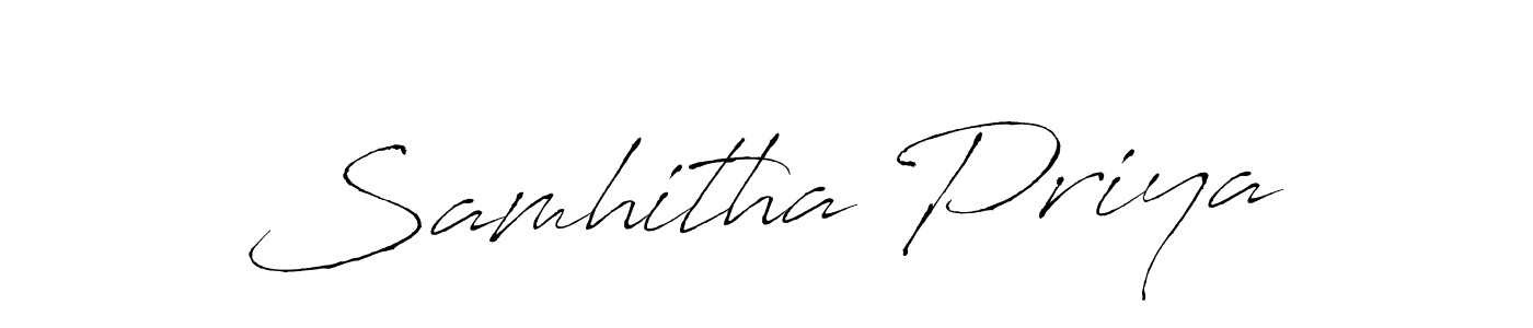 It looks lik you need a new signature style for name Samhitha Priya. Design unique handwritten (Antro_Vectra) signature with our free signature maker in just a few clicks. Samhitha Priya signature style 6 images and pictures png