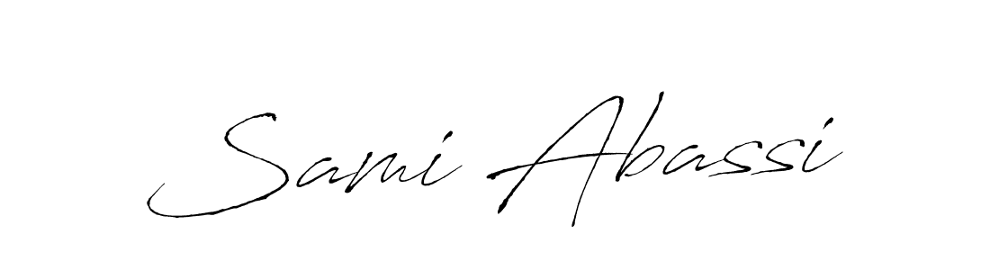 How to Draw Sami Abassi signature style? Antro_Vectra is a latest design signature styles for name Sami Abassi. Sami Abassi signature style 6 images and pictures png