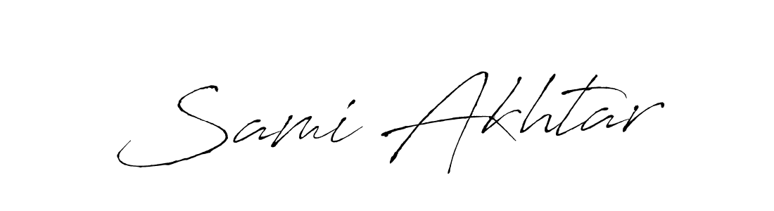 This is the best signature style for the Sami Akhtar name. Also you like these signature font (Antro_Vectra). Mix name signature. Sami Akhtar signature style 6 images and pictures png