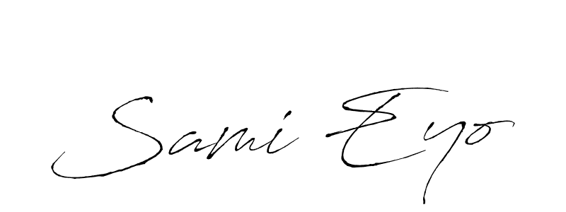 This is the best signature style for the Sami Eyo name. Also you like these signature font (Antro_Vectra). Mix name signature. Sami Eyo signature style 6 images and pictures png