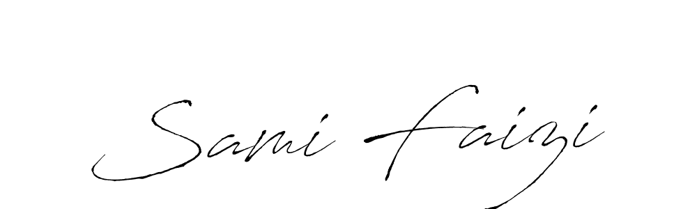 The best way (Antro_Vectra) to make a short signature is to pick only two or three words in your name. The name Sami Faizi include a total of six letters. For converting this name. Sami Faizi signature style 6 images and pictures png