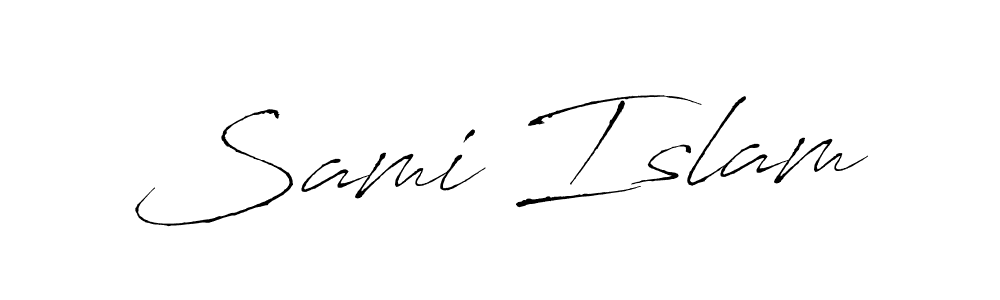 This is the best signature style for the Sami Islam name. Also you like these signature font (Antro_Vectra). Mix name signature. Sami Islam signature style 6 images and pictures png