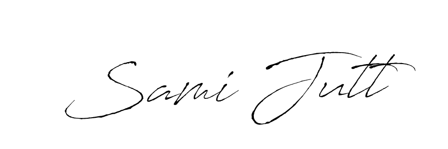 if you are searching for the best signature style for your name Sami Jutt. so please give up your signature search. here we have designed multiple signature styles  using Antro_Vectra. Sami Jutt signature style 6 images and pictures png