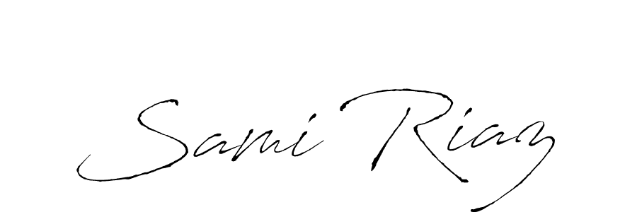 Sami Riaz stylish signature style. Best Handwritten Sign (Antro_Vectra) for my name. Handwritten Signature Collection Ideas for my name Sami Riaz. Sami Riaz signature style 6 images and pictures png