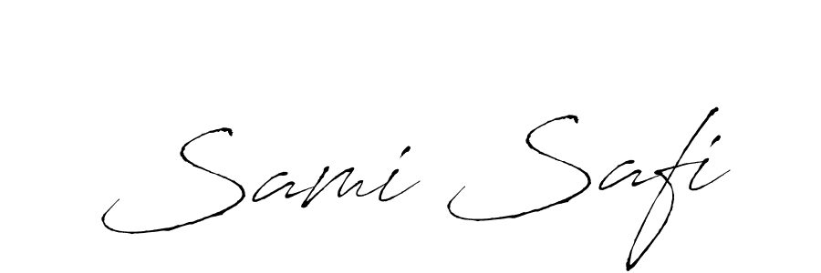 The best way (Antro_Vectra) to make a short signature is to pick only two or three words in your name. The name Sami Safi include a total of six letters. For converting this name. Sami Safi signature style 6 images and pictures png