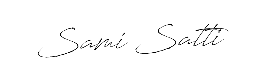 It looks lik you need a new signature style for name Sami Satti. Design unique handwritten (Antro_Vectra) signature with our free signature maker in just a few clicks. Sami Satti signature style 6 images and pictures png