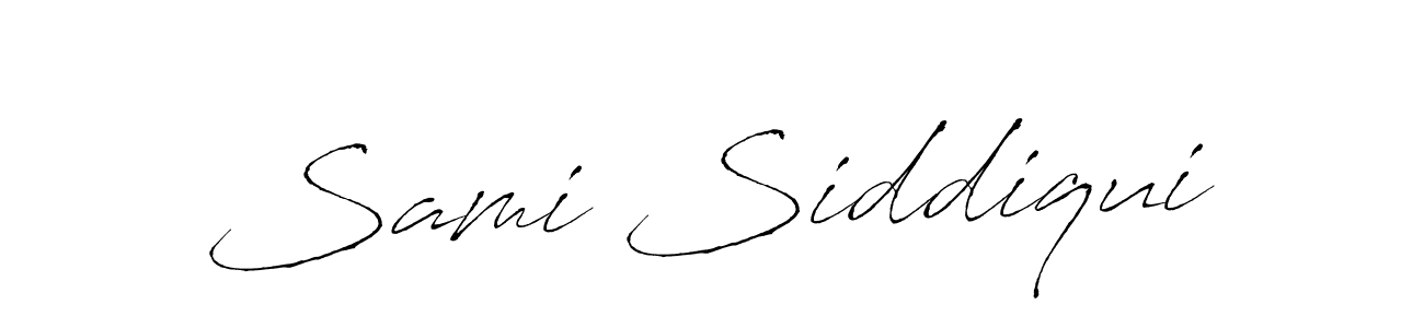 It looks lik you need a new signature style for name Sami Siddiqui. Design unique handwritten (Antro_Vectra) signature with our free signature maker in just a few clicks. Sami Siddiqui signature style 6 images and pictures png