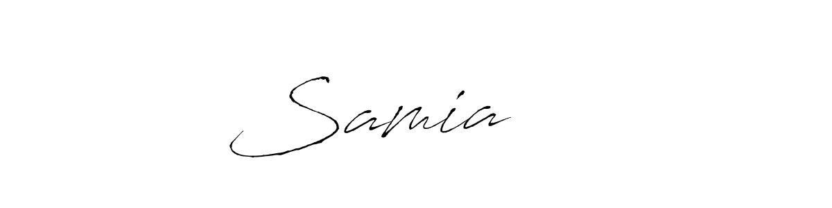 The best way (Antro_Vectra) to make a short signature is to pick only two or three words in your name. The name Samia ناز include a total of six letters. For converting this name. Samia ناز signature style 6 images and pictures png