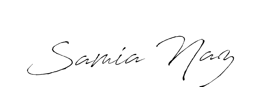You should practise on your own different ways (Antro_Vectra) to write your name (Samia Naz) in signature. don't let someone else do it for you. Samia Naz signature style 6 images and pictures png