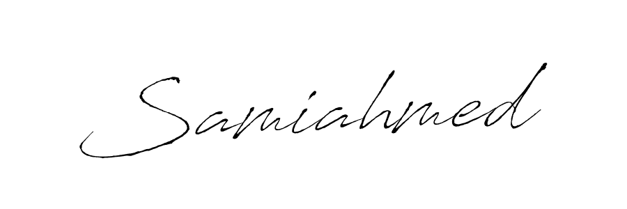 Make a beautiful signature design for name Samiahmed. Use this online signature maker to create a handwritten signature for free. Samiahmed signature style 6 images and pictures png