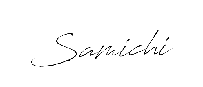 Also we have Samichi name is the best signature style. Create professional handwritten signature collection using Antro_Vectra autograph style. Samichi signature style 6 images and pictures png