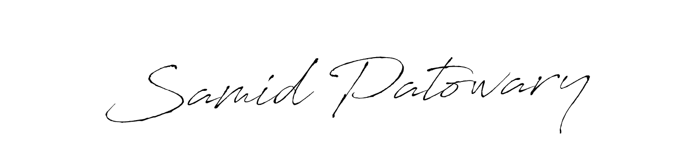 This is the best signature style for the Samid Patowary name. Also you like these signature font (Antro_Vectra). Mix name signature. Samid Patowary signature style 6 images and pictures png