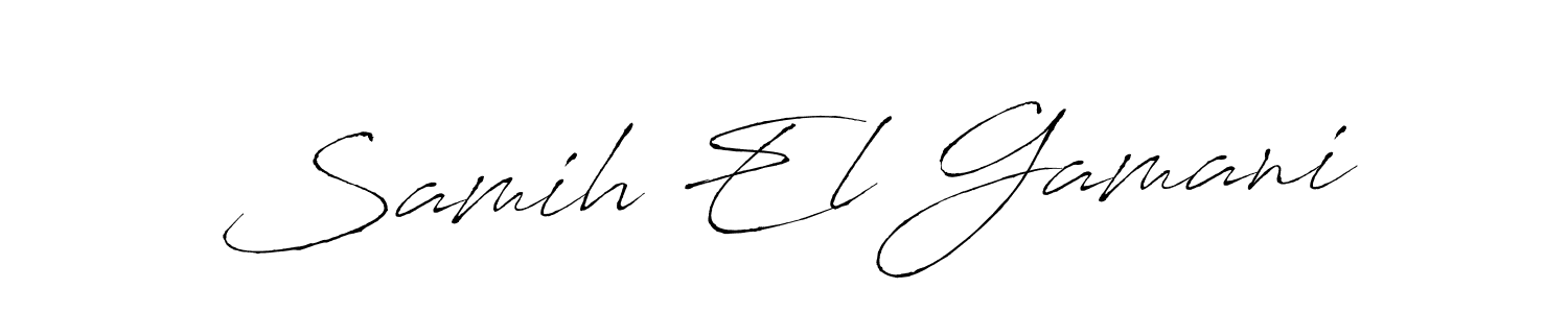 Make a beautiful signature design for name Samih El Gamani. Use this online signature maker to create a handwritten signature for free. Samih El Gamani signature style 6 images and pictures png