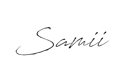 Once you've used our free online signature maker to create your best signature Antro_Vectra style, it's time to enjoy all of the benefits that Samii name signing documents. Samii signature style 6 images and pictures png