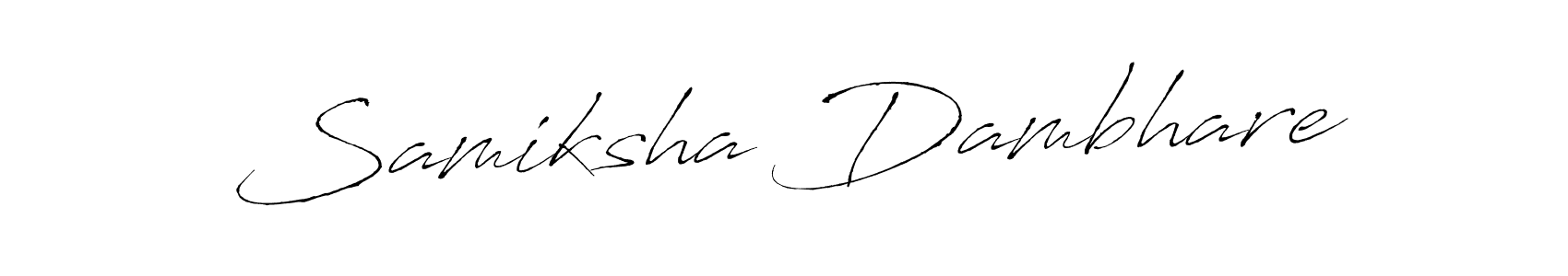 Make a beautiful signature design for name Samiksha Dambhare. Use this online signature maker to create a handwritten signature for free. Samiksha Dambhare signature style 6 images and pictures png