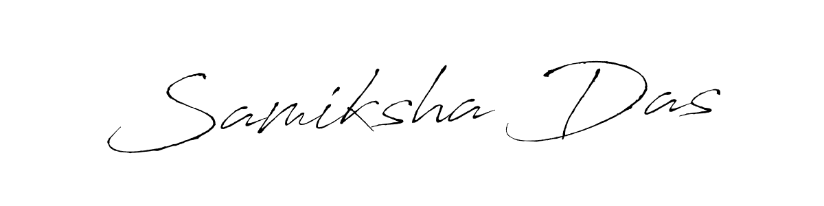Make a beautiful signature design for name Samiksha Das. With this signature (Antro_Vectra) style, you can create a handwritten signature for free. Samiksha Das signature style 6 images and pictures png