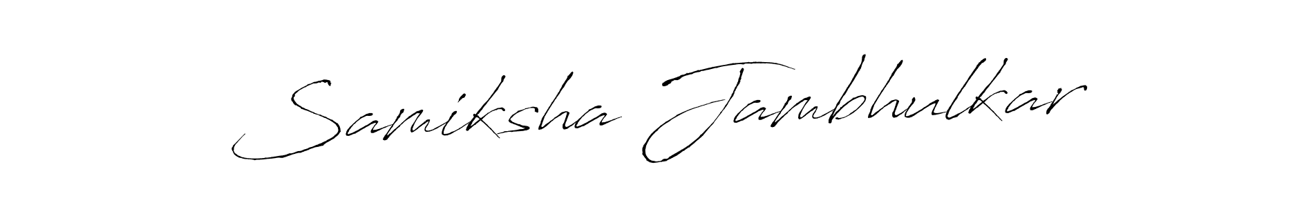 How to Draw Samiksha Jambhulkar signature style? Antro_Vectra is a latest design signature styles for name Samiksha Jambhulkar. Samiksha Jambhulkar signature style 6 images and pictures png