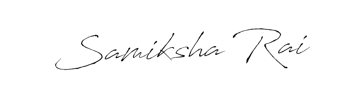 if you are searching for the best signature style for your name Samiksha Rai. so please give up your signature search. here we have designed multiple signature styles  using Antro_Vectra. Samiksha Rai signature style 6 images and pictures png