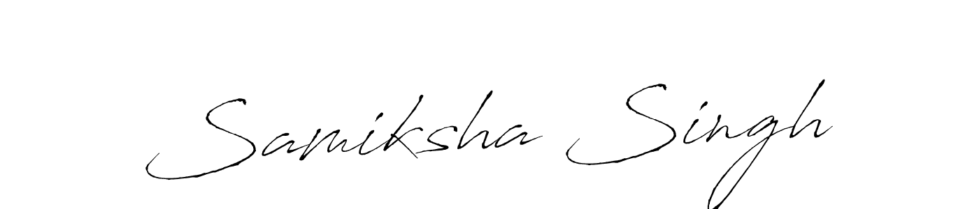 Make a short Samiksha Singh signature style. Manage your documents anywhere anytime using Antro_Vectra. Create and add eSignatures, submit forms, share and send files easily. Samiksha Singh signature style 6 images and pictures png