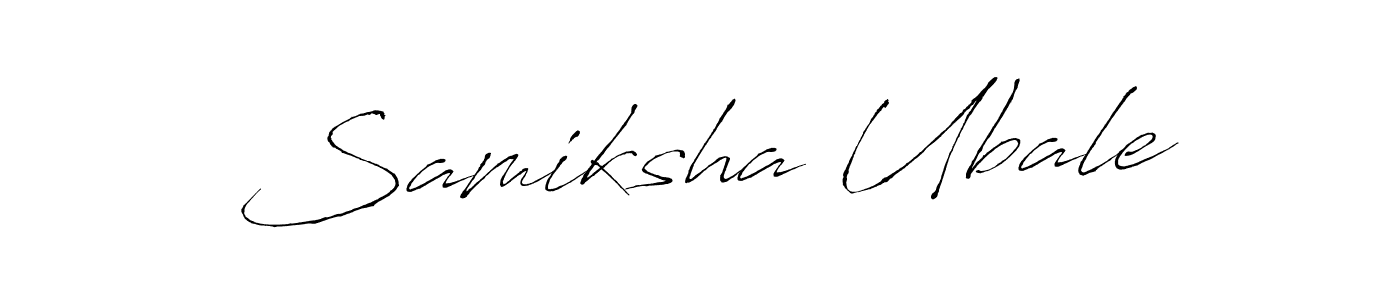 Make a short Samiksha Ubale signature style. Manage your documents anywhere anytime using Antro_Vectra. Create and add eSignatures, submit forms, share and send files easily. Samiksha Ubale signature style 6 images and pictures png