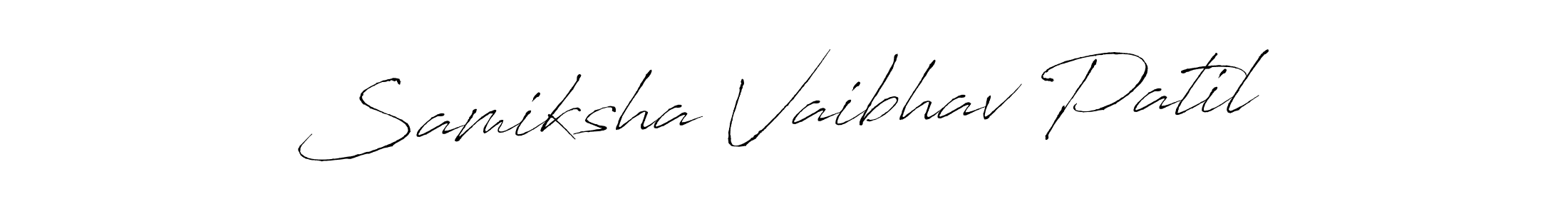 You can use this online signature creator to create a handwritten signature for the name Samiksha Vaibhav Patil. This is the best online autograph maker. Samiksha Vaibhav Patil signature style 6 images and pictures png